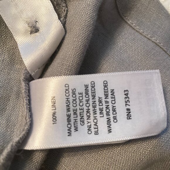 St Tropez 100% Linen Hooded Jacket - EUC - Picture 7 of 8